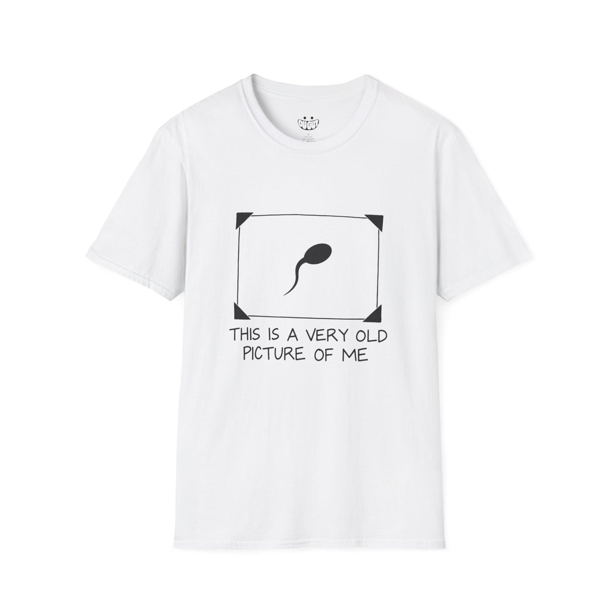 T-Shirt - Funny 'This Is A Very Old Picture Of Me' T-Shirt — Sperm Photo Novelty Tee