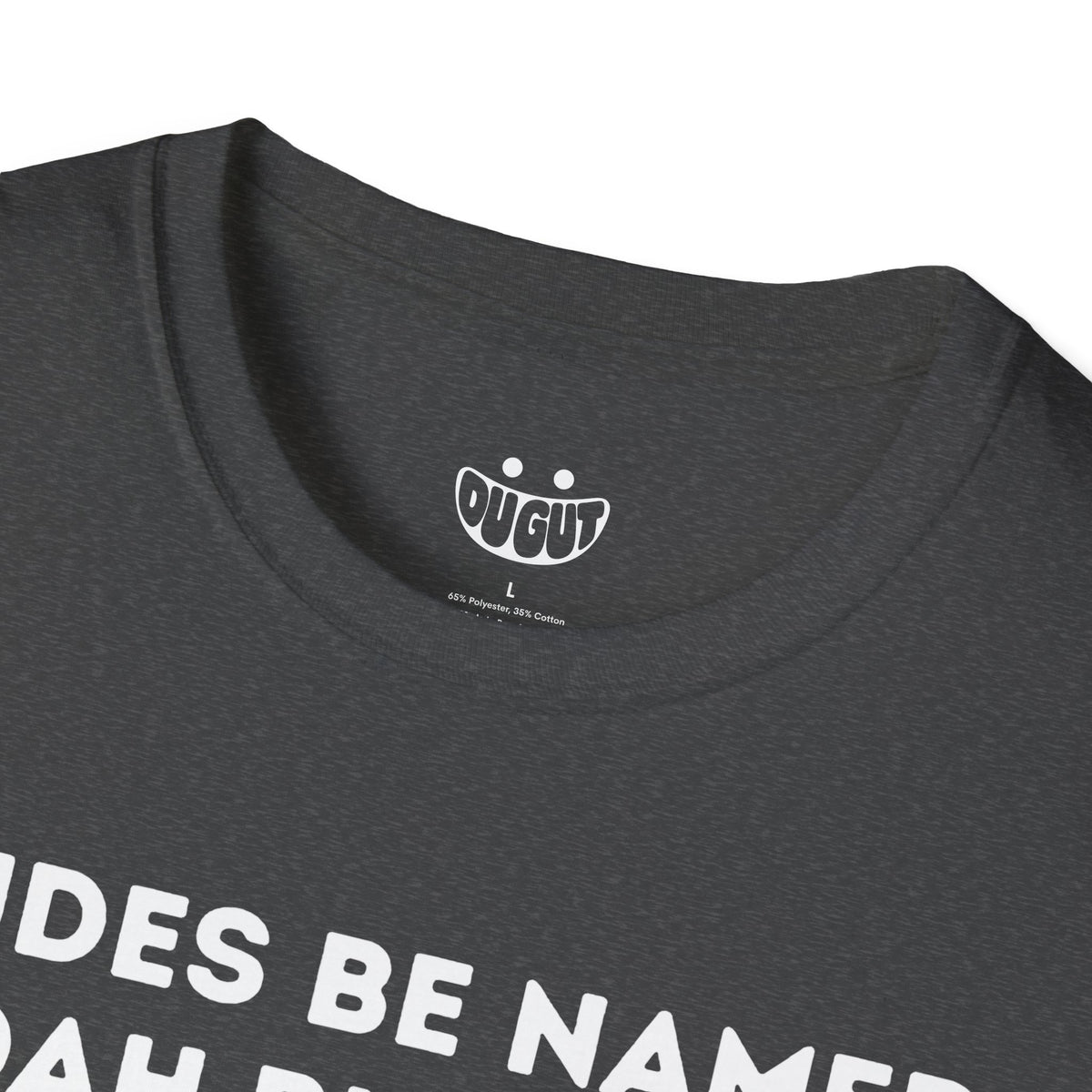 Dudes Named Noah funny t-shirt in dark heather by Du Gut